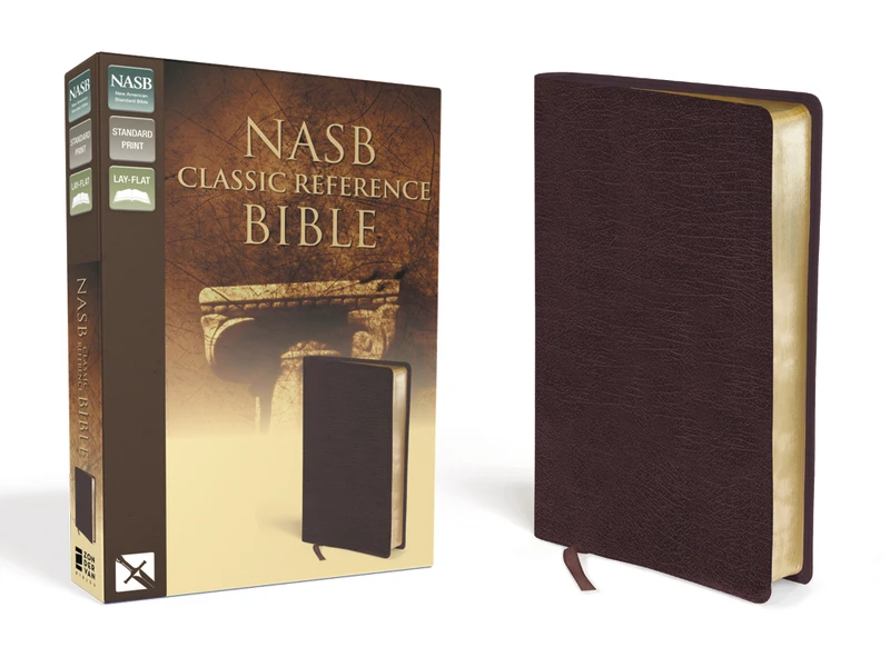 NASB, Classic Reference Bible, Bonded Leather, Burgundy, Red Letter Edition: The Perfect Choice for Word-for-Word Study of the Bible