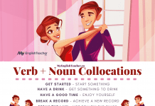 Verb Noun Collocations: get started, have a good time, make a difference, save money